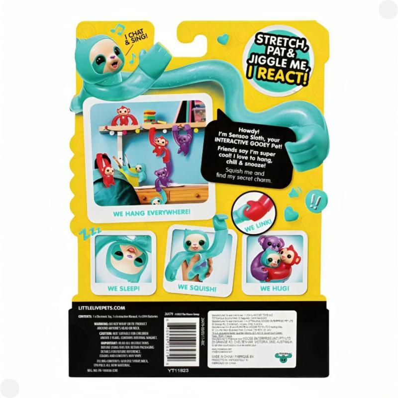 Little Live Pets Hug n Hang Zoogooz Sensoo o Preguiça F0141- Fun